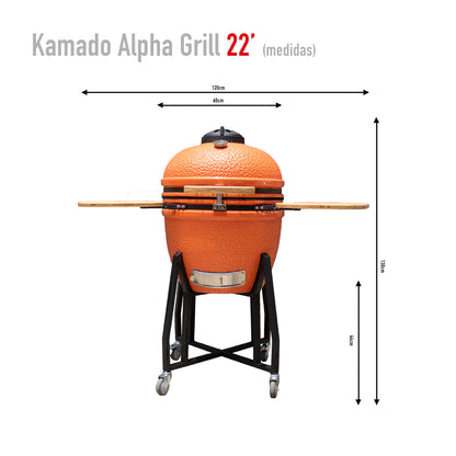 Kamado 22" Naranja